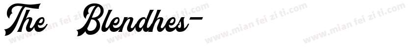 The Blendhes字体转换